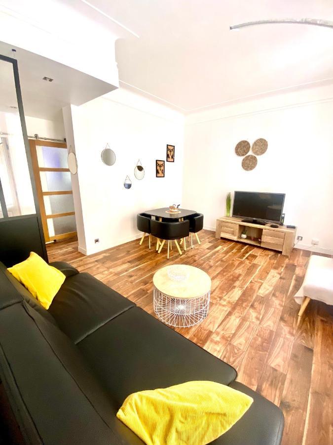 Charmant T2 en Rez-de-jardin terrasse + parking Nice Buitenkant foto