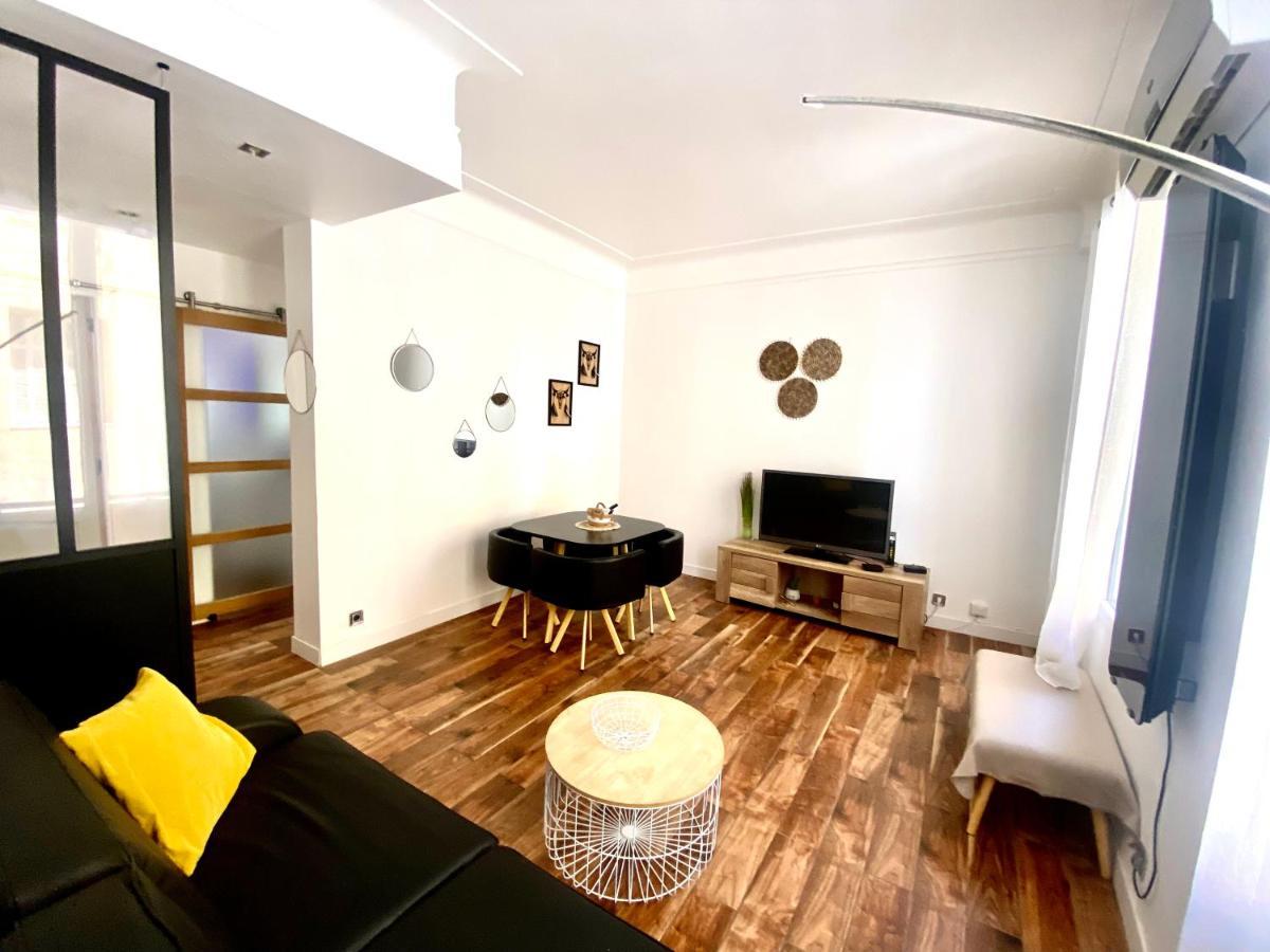 Charmant T2 en Rez-de-jardin terrasse + parking Nice Buitenkant foto